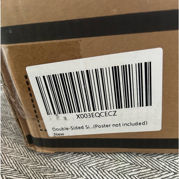 2 Pack Double-Sided Sign 🪧 Holder Advertising Display Tripod Poster Stand - Picture 5 of 9